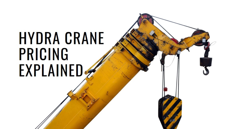 hydra crane price on craneuniverse.in 